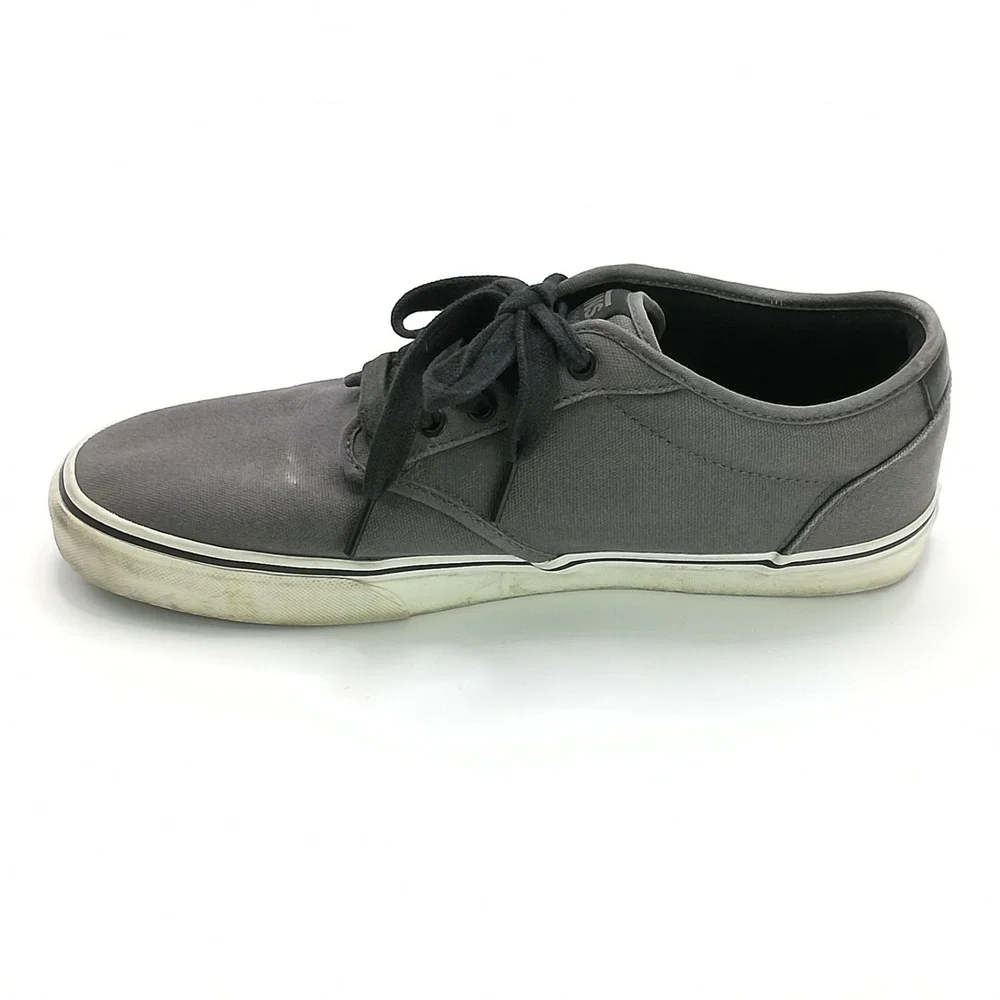 Vans Gray Low-Top Canvas Sneakers